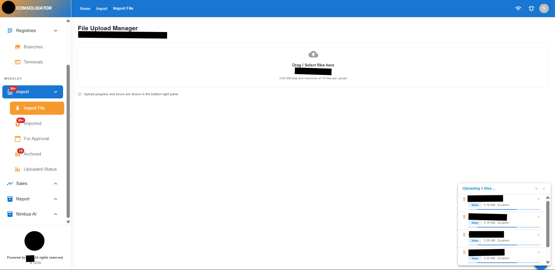 GIZMO Consolidator screenshot 8